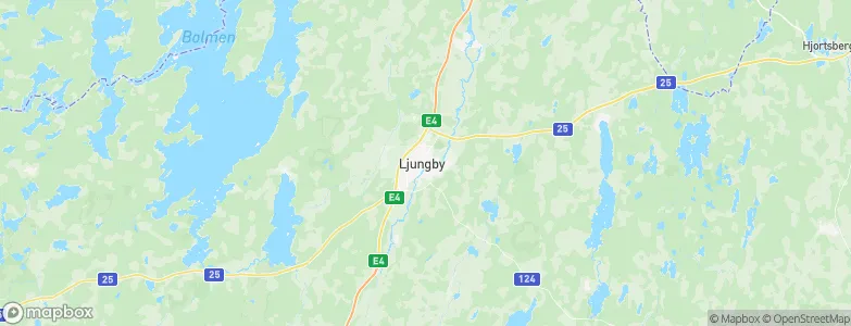 Ljungby, Sweden Map