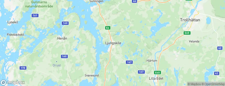 Ljungskile, Sweden Map