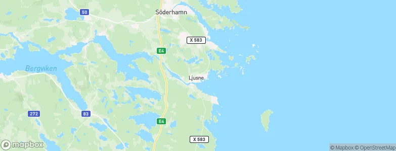 Ljusne, Sweden Map