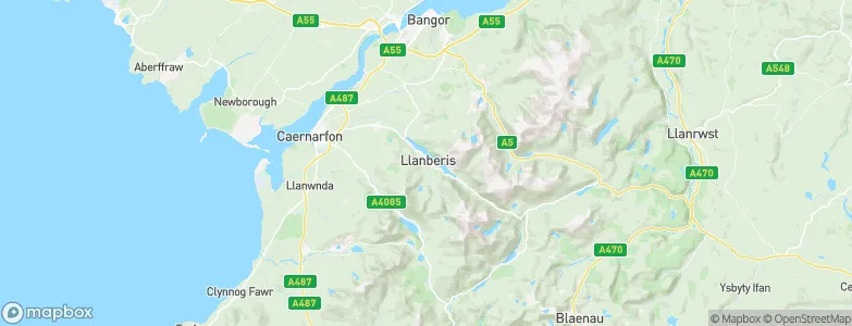 Llanberis, United Kingdom Map