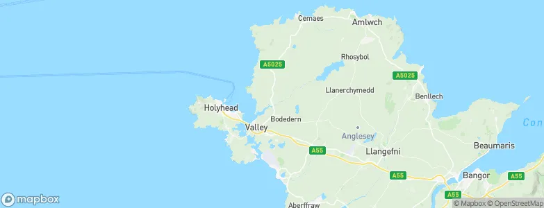 Llanfachraeth, United Kingdom Map