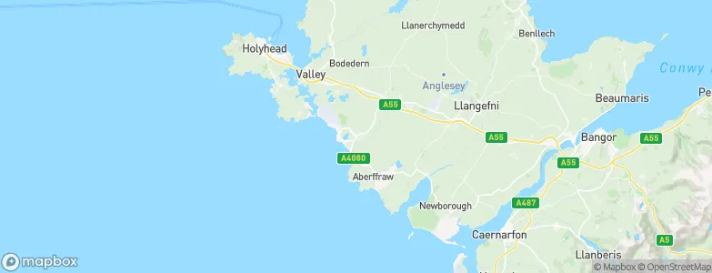 Llanfaelog, United Kingdom Map