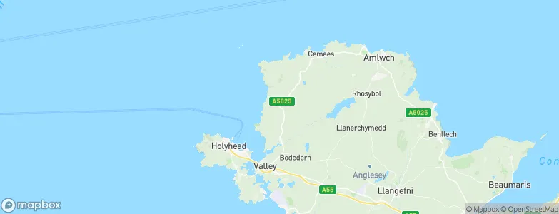 Llanfaethlu, United Kingdom Map