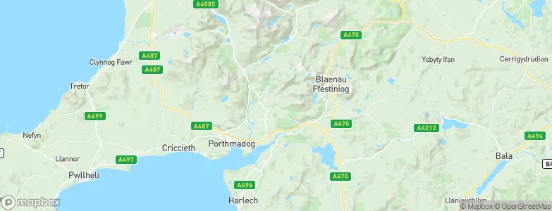 Llanfrothen, United Kingdom Map