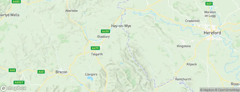 Llanigon, United Kingdom Map