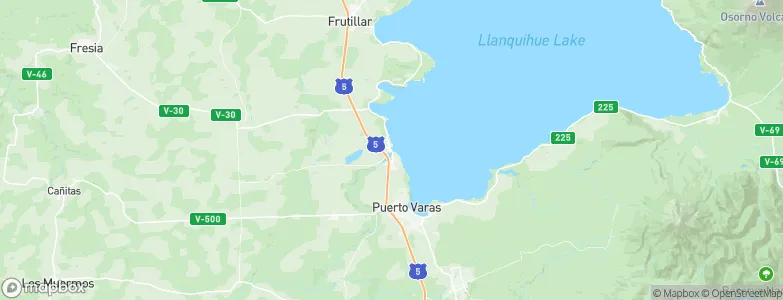 Llanquihue, Chile Map