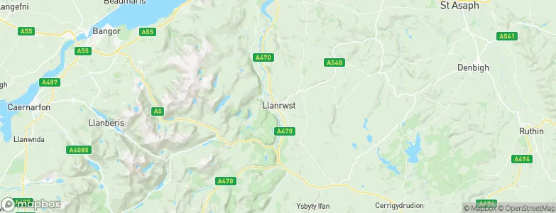 Llanrwst, United Kingdom Map