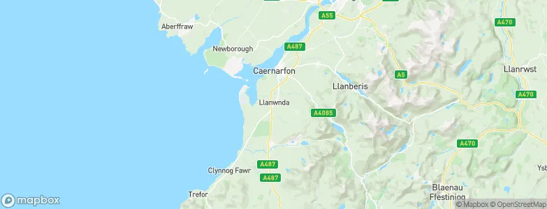 Llanwnda, United Kingdom Map
