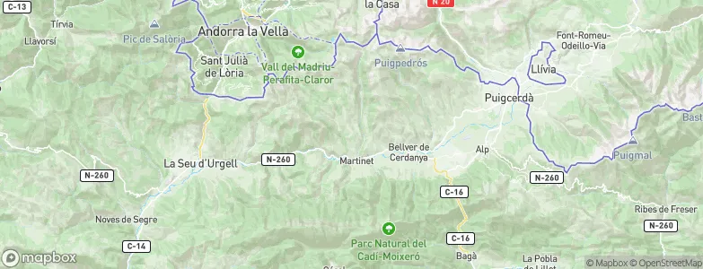 Lles de Cerdanya, Spain Map