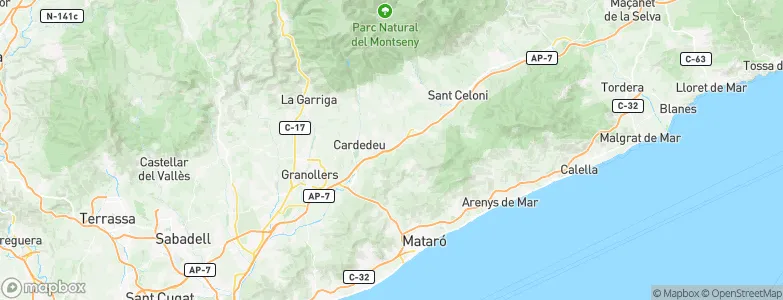 Llinars del Vallès, Spain Map