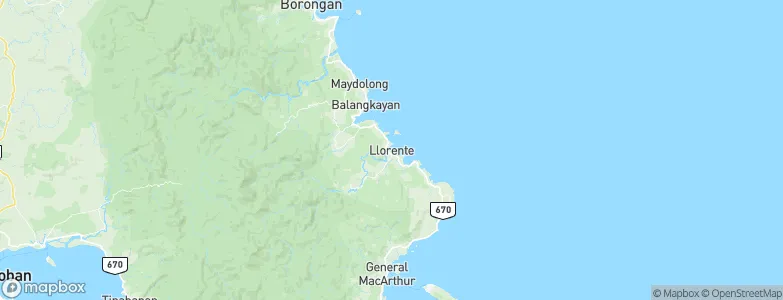 Llorente, Philippines Map
