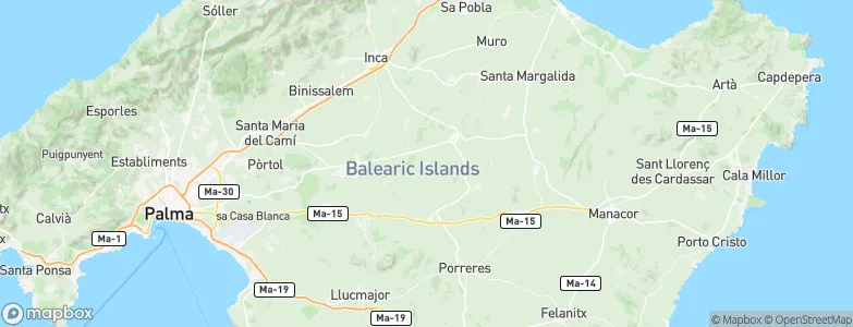 Lloret de Vistalegre, Spain Map