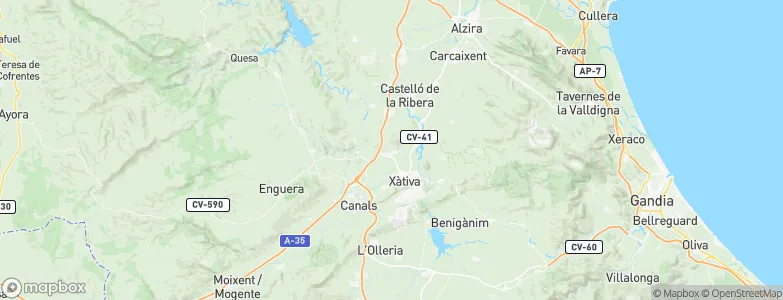 Llosa de Ranes, Spain Map