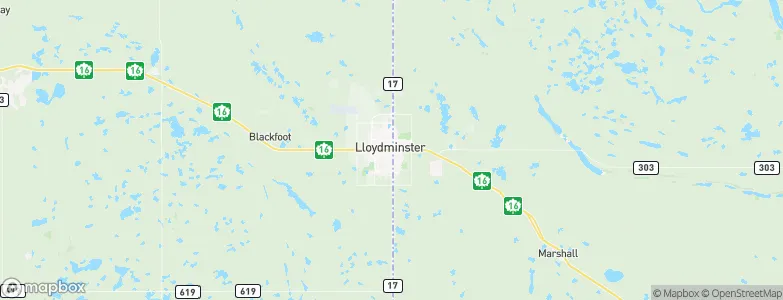 Lloydminster, Canada Map