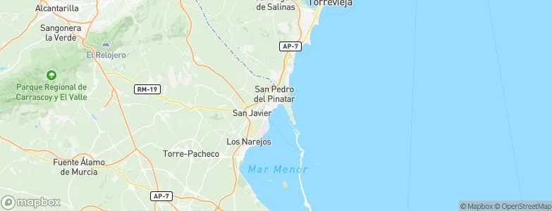 Lo Pagán, Spain Map