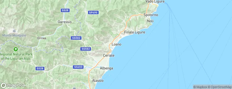 Loano, Italy Map