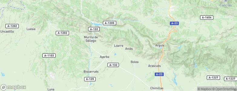 Loarre, Spain Map