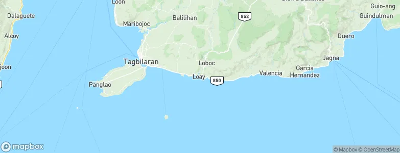 Loay, Philippines Map