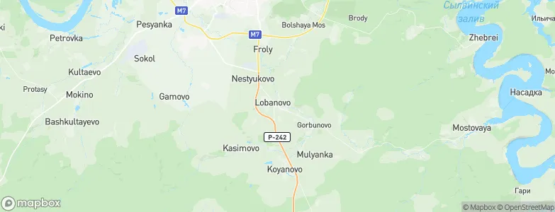 Lobanovo, Russia Map