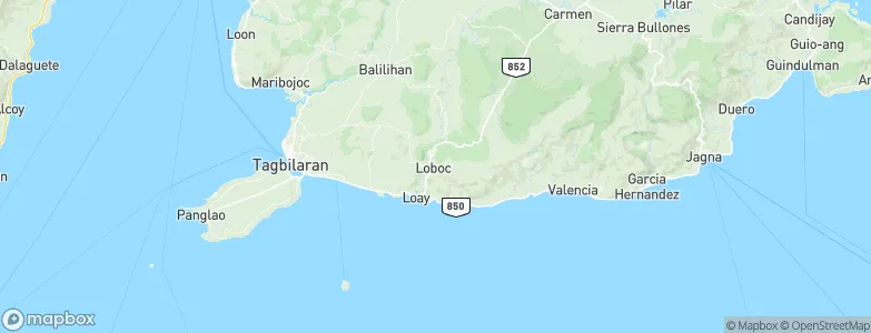 Loboc, Philippines Map