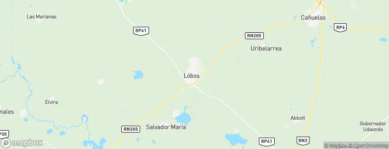 Lobos, Argentina Map