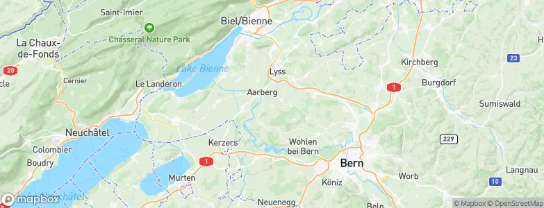 Lobsigen, Switzerland Map