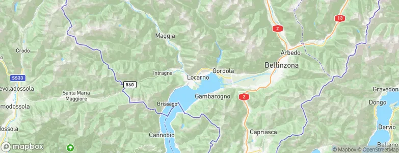 Locarno, Switzerland Map
