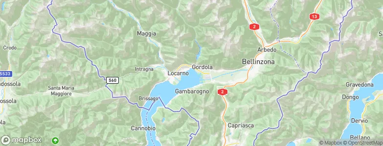 Locarno, Switzerland Map