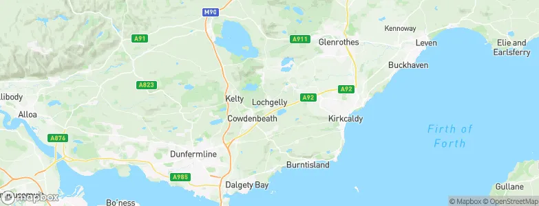 Lochgelly, United Kingdom Map