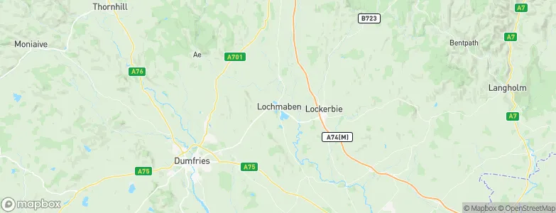 Lochmaben, United Kingdom Map