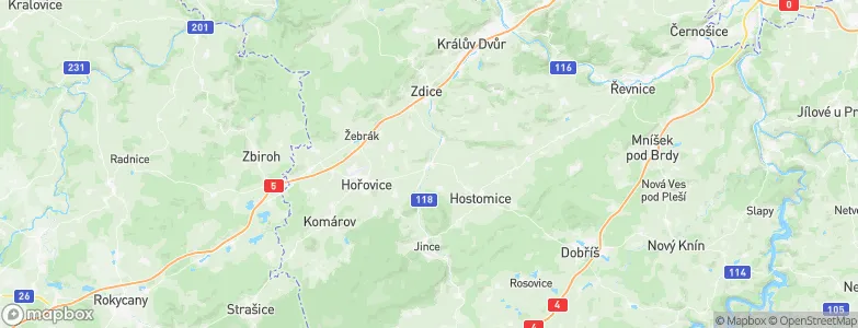 Lochovice, Czechia Map