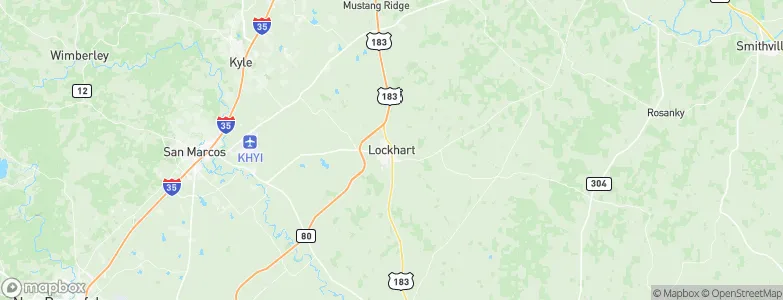 Lockhart, United States Map