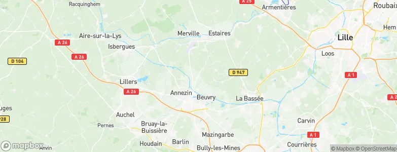 Locon, France Map