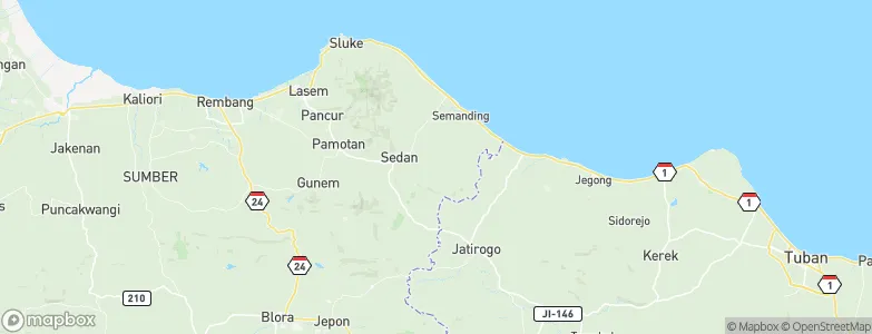 Lodan Wetan, Indonesia Map