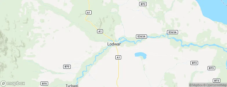 Lodwar, Kenya Map