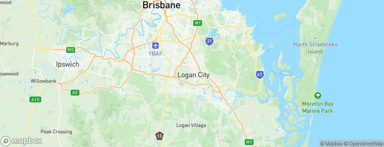 Logan City, Australia Map