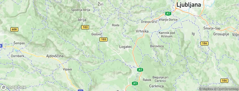 Logatec, Slovenia Map