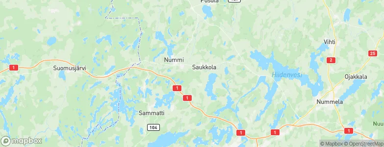 Lohja, Finland Map