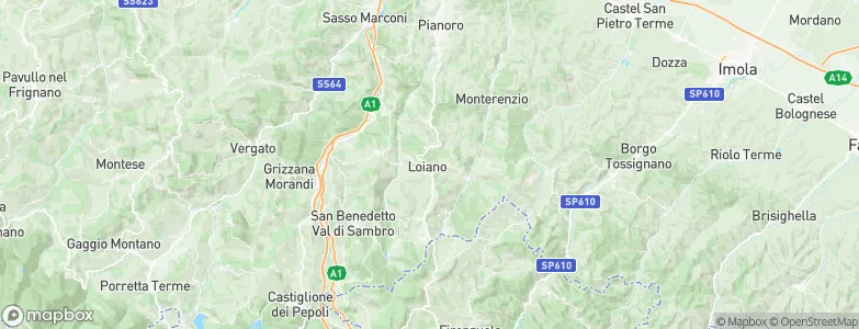 Loiano, Italy Map