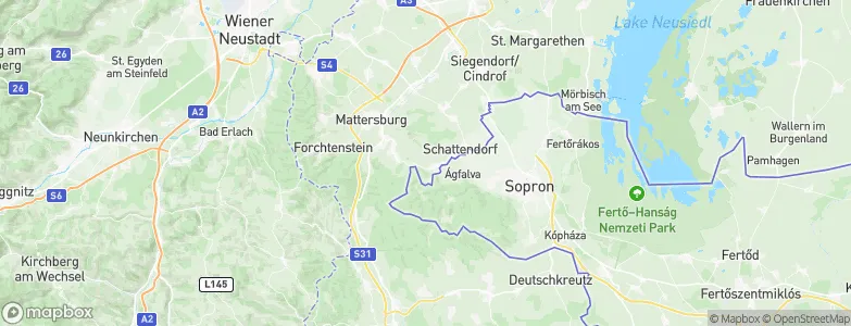 Loipersbach im Burgenland, Austria Map