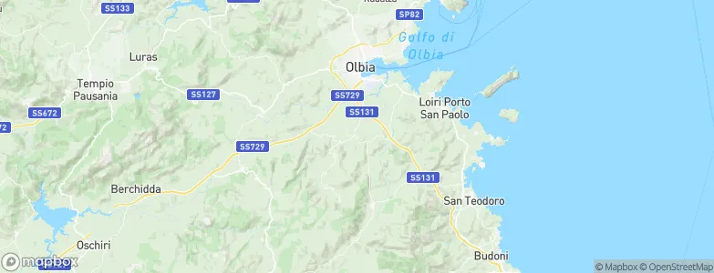 Loiri Porto San Paolo, Italy Map