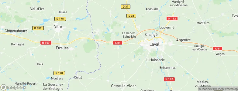 Loiron, France Map