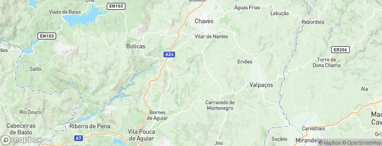 Loivos, Portugal Map