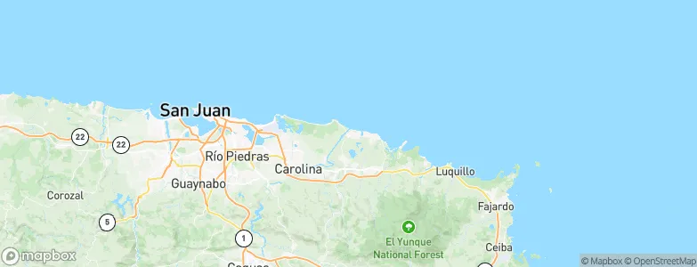 Loíza, Puerto Rico Map