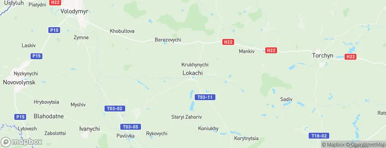 Lokachi, Ukraine Map
