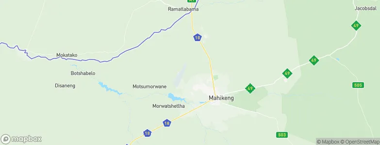 Lokaleng, South Africa Map