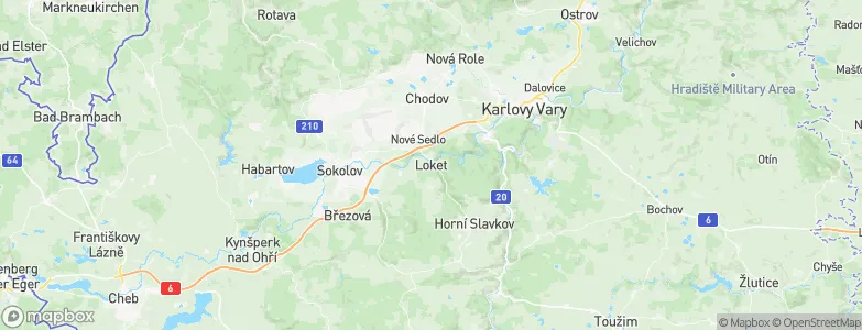 Loket, Czechia Map