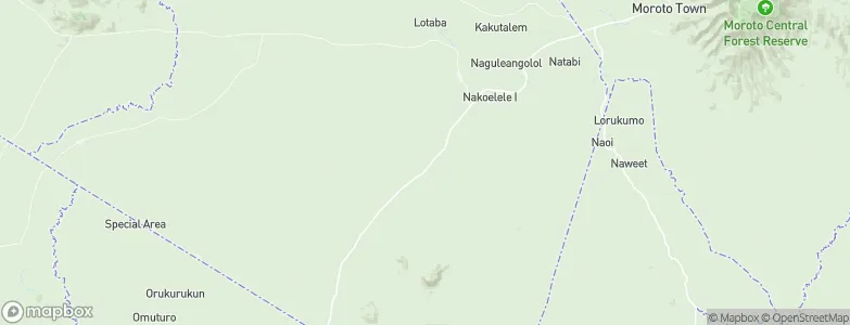 Lokiporangatome, Uganda Map