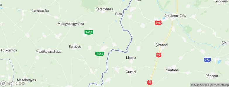 Lőkösháza, Hungary Map