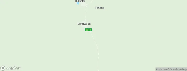 Lokwabe, Botswana Map